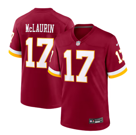 Men Washington Commanders #17 McLaurin red Nike NFL 2026 Alternate Game Jersey 0417002